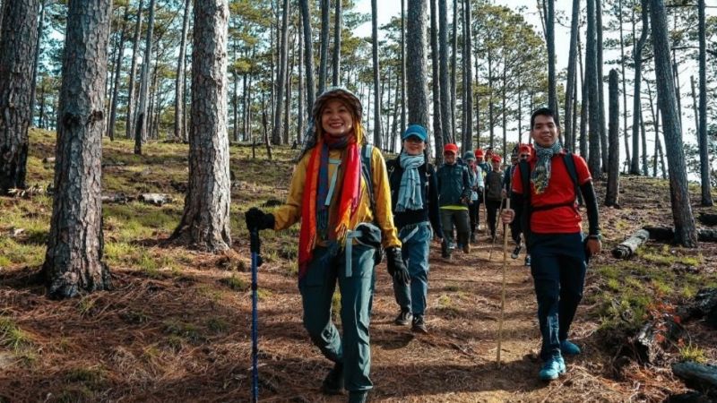 Trải nghiệm Trekking chinh phục cung đường rừng 