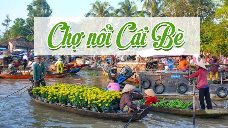 Chợ nổi Cái Bè