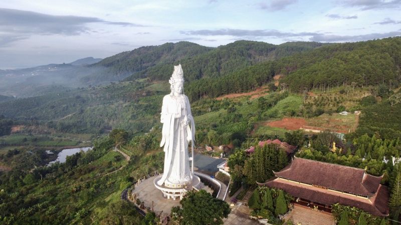 Vị trí và cách di chuyển đến Chùa Linh Ẩn Đà Lạt