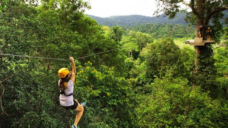 Trải nghiệm trượt Zipline