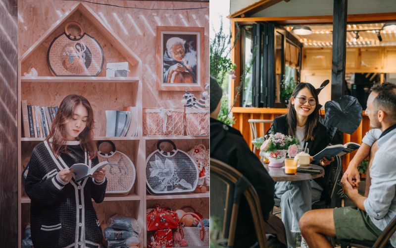 Check-in cháy máy tại các góc view đẹp ở Cafe Góc Nhỏ Đà Lạt