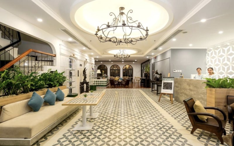 Sảnh tiếp khách tại Le House Boutique Hotel