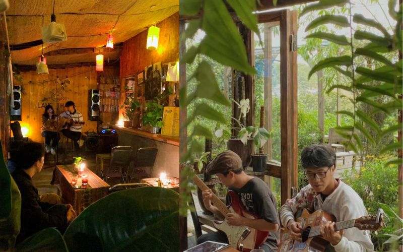 Thưởng thức đêm nhạc Acoustic tại Lang Thang Cafe Đà Lạt