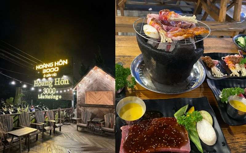 Hoàng hôn 3000 BBQ & More - Quán nướng Đà Lạt view hoàng hôn cực đỉnh