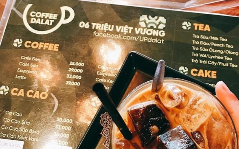 Thực đơn và giá cả của quán 