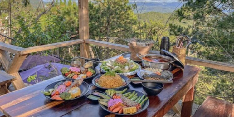 tiệm nướng trong rừng