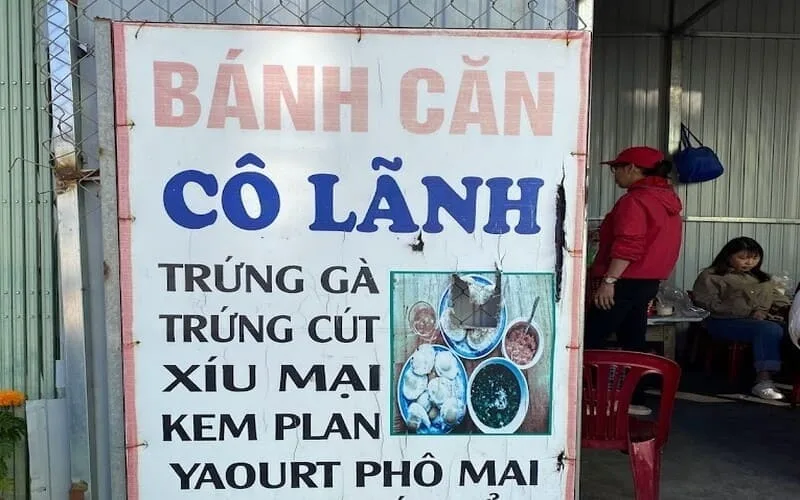 Giới thiệu về quán Bánh Căn Cô Lãnh