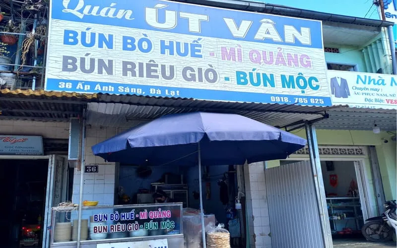 Tìm hiểu về quán bún bò Út Vân Đà Lạt