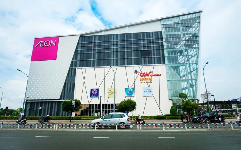 Aeon Mall Bình Tân tọa lạc tại số 1, đường số 17A, Q. Bình Tân, TP.HCM