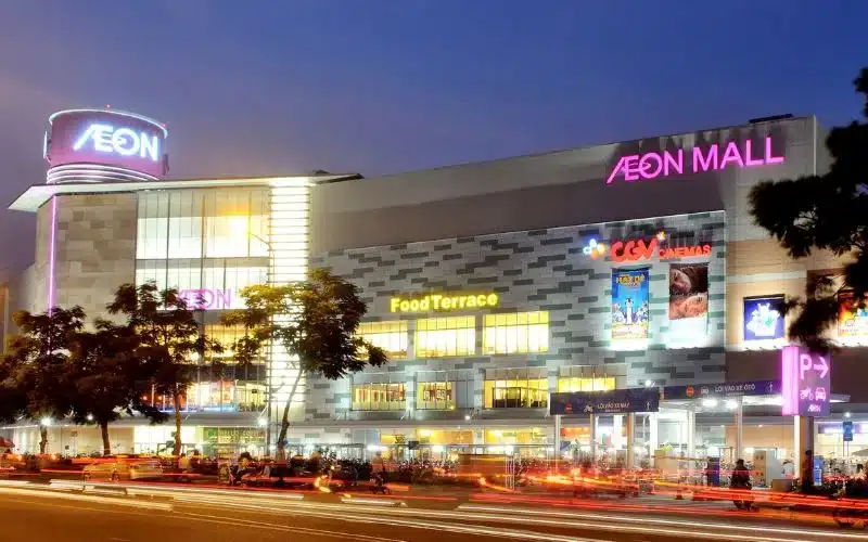 Vị trí đắc địa của trung tâm thương mại Aeon Mall Tân Phú