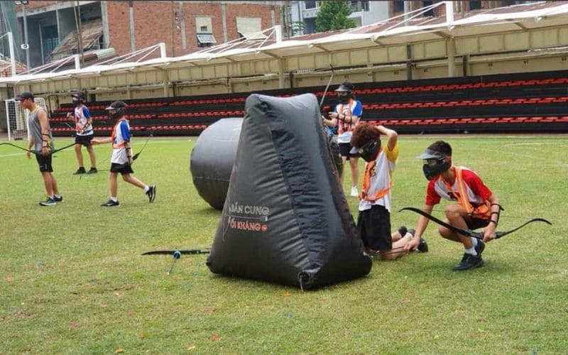 Bộ môn bắn cung đối kháng độc đáo tại Archery Tag VietNam