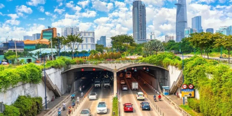 Nóc hầm Thủ Thiêm sống ảo cực chất