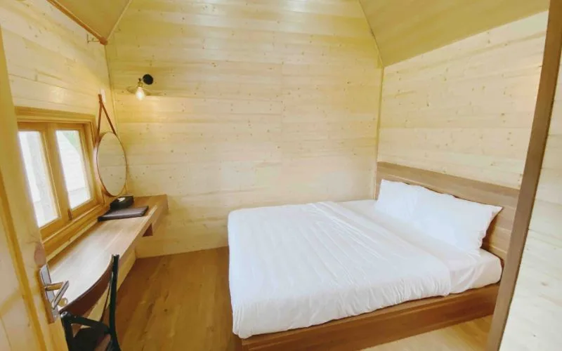 Bên trong của phòng Bungalow Single Bed