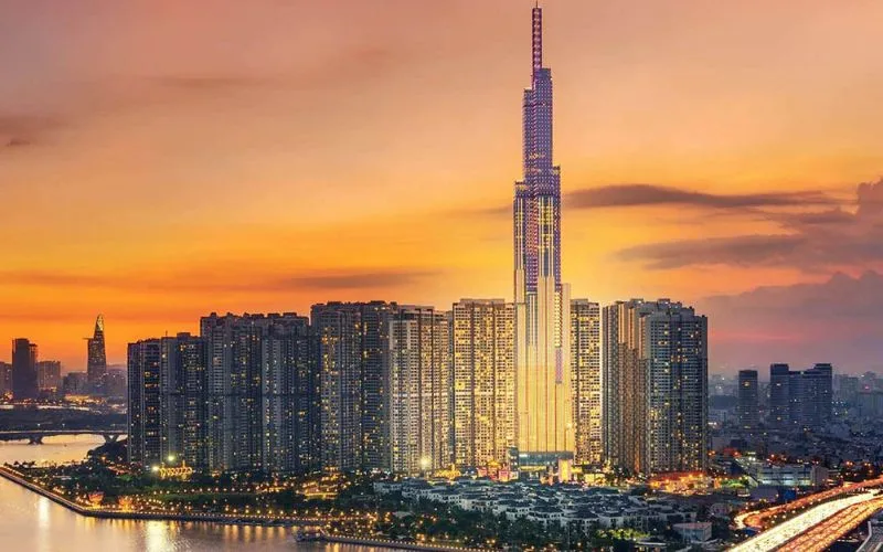 Tòa nhà Landmark 81 là biểu tượng hiện đại của Sài Gòn