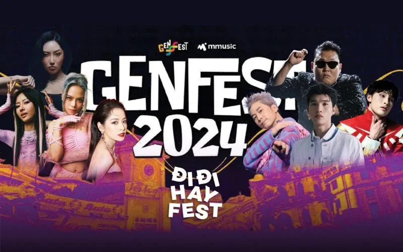 Dàn line-up đình đám sẽ góp mặt trong GENFest 2024