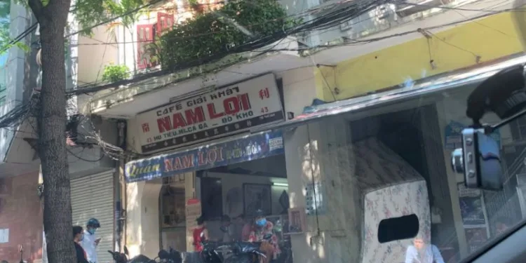 Mặt tiền hủ tiếu cá Nam Lợi