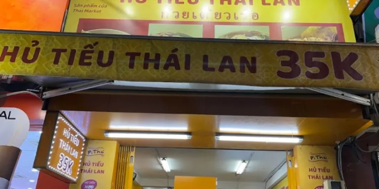 Hủ tiếu Thái Lan Pi Thái là địa điểm bạn không nên bỏ lỡ