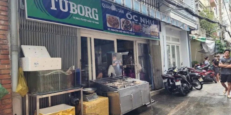 Bài đánh giá về quán Ốc Như Quận 10