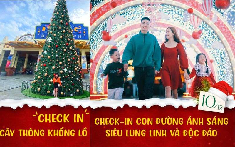 Địa điểm chụp ảnh noel ở Đà Nẵng tại Danang Downtown