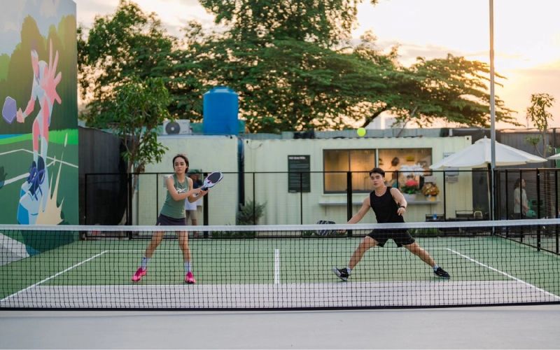 Sân The Pantry Pickleball Quận 7 mở cửa linh hoạt từ sáng tới tối