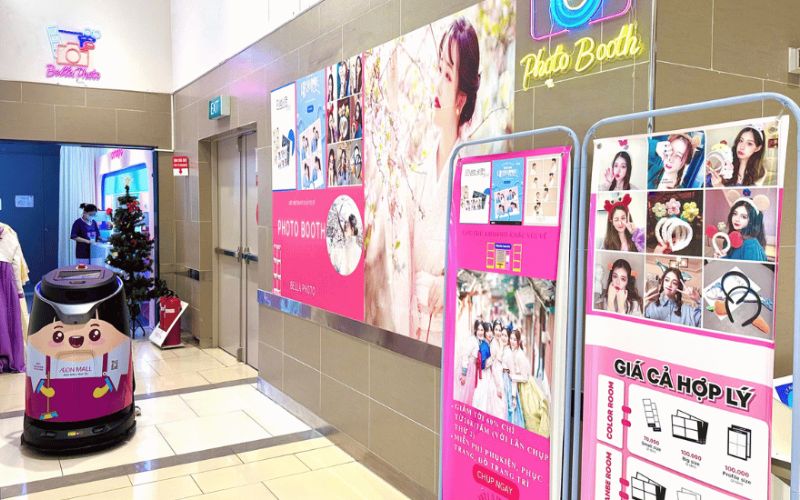 Chụp Photobooth Sài Gòn tại AEON Mall Bình Tân