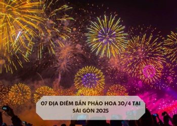 Địa điểm bắn pháo hoa 30/4 tại sài gòn