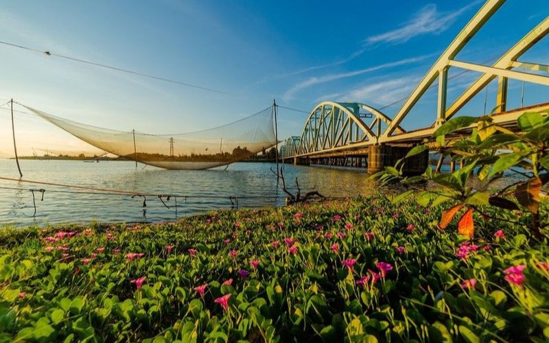 Chiêm ngưỡng vẻ đẹp hoang sơ của cầu Nam Ô Đà Nẵng 7 Nên đi cầu Nam Ô vào mùa khô để có nhiều hoạt động trải nghiệm hơn