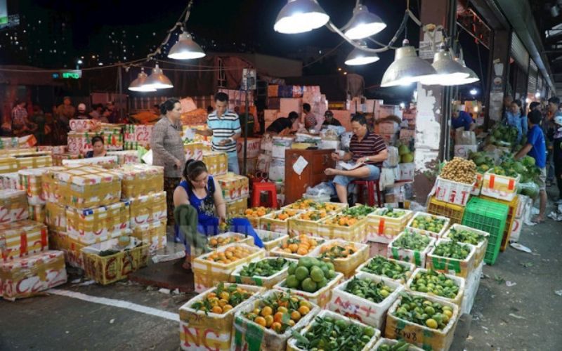 Chợ Hòa Cường | Khu chợ không bao giờ ngủ ở Đà Nẵng 8 Trái cây giá sỉ chính là điểm mạnh thu hút nhiều thương nhân đến chợ