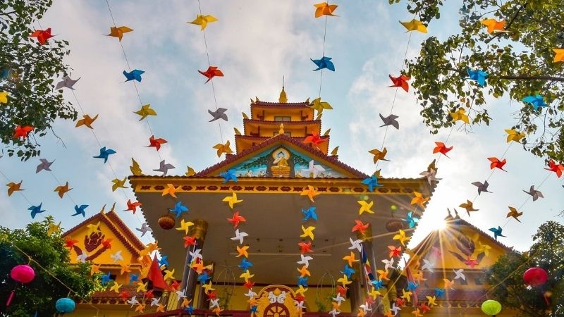 Chùa Tam Bảo Đà Nẵng - Điểm đến tâm linh Phật giáo Nam Tông 6 Chùa Tam Bảo xây dựng theo phong cách Nam Tông